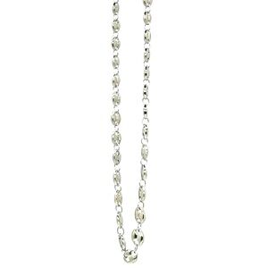 Edge –Kona Luxe Edge – Chunky Silver Stainless Steel Necklace  Tarnish Resistant